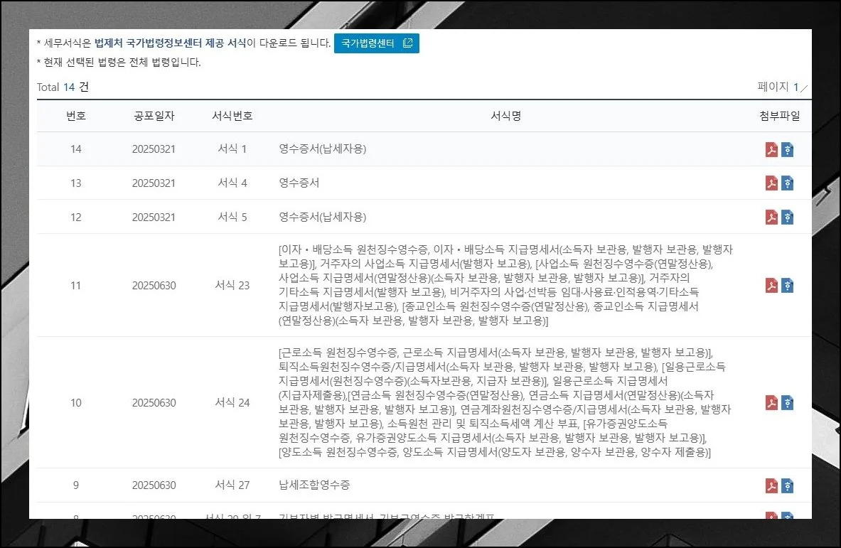 검색 한 번으로 빠르게 찾기 | 검색 기능을 활용하면 목표로 하는 무료 양식을 한결 수월하게 찾아낼 수 있어요.
