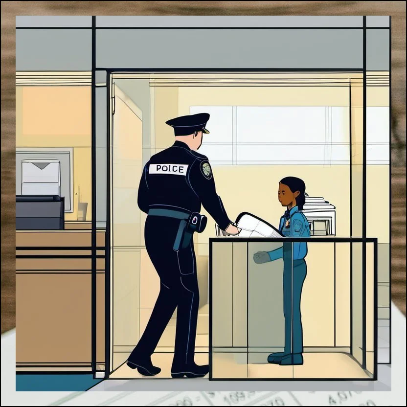 경찰서 방문부터 접수까지 | 신청서 기재를 모두 마쳤다면 집에서 가장 가까운 경찰 민원 창구를 찾아가 주세요.